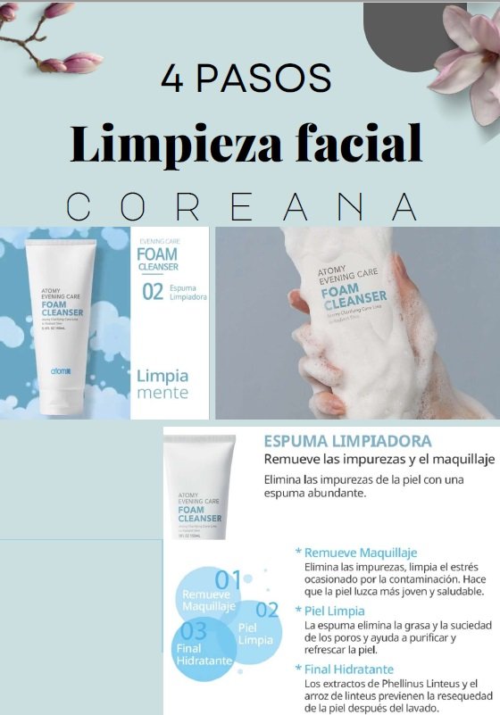 Limpieza facial Coreana 2 paso