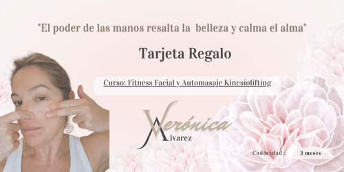 Tarjeta Regalo Fitness Facial y Automasaje Kinesiolifting