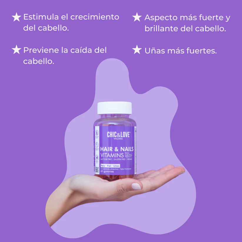 Hair&Nails Vitaminas Gominolas - Imagen 2