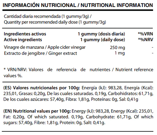 Vinagre de Manzana Gominolas - Imagen 4